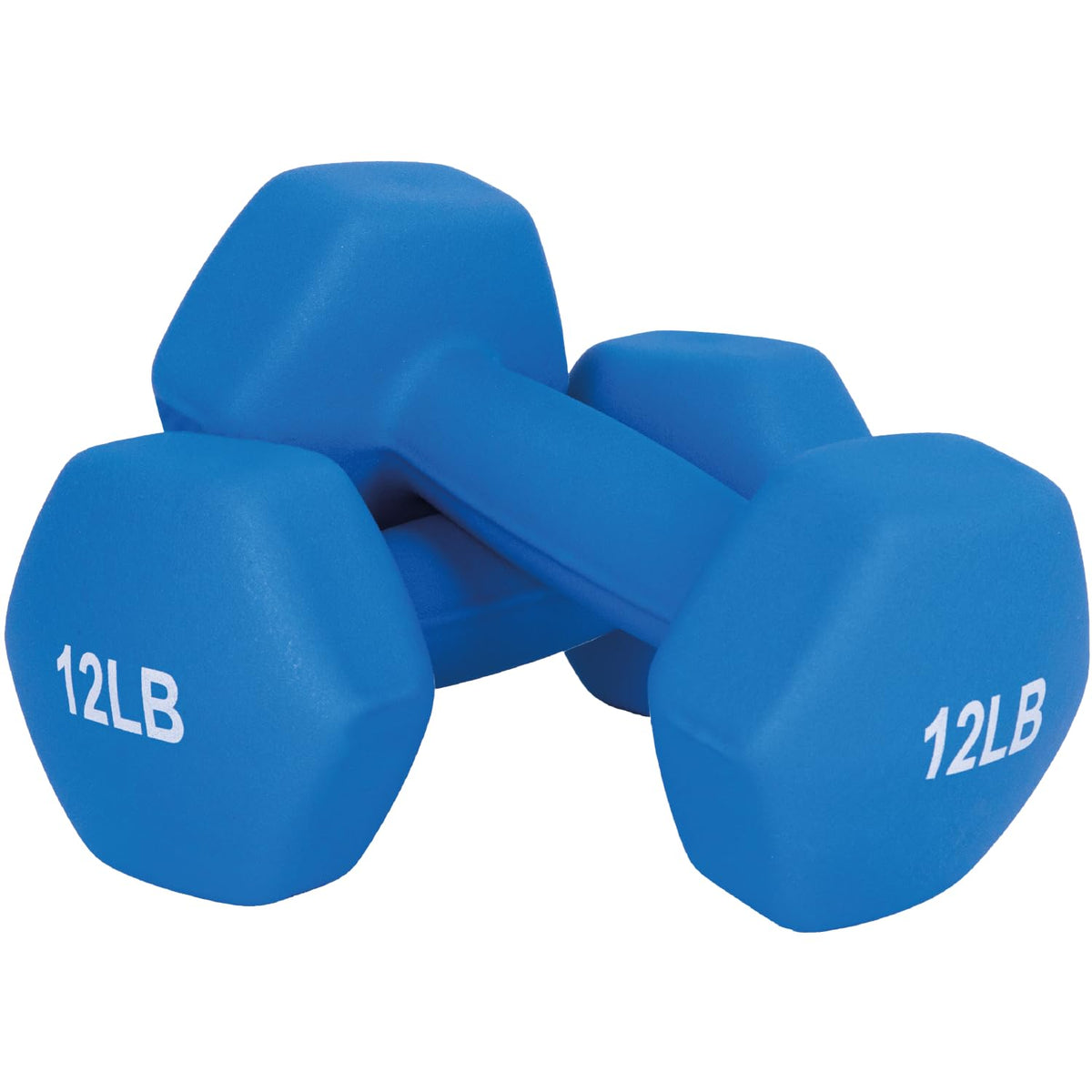 12lb Neoprene Dumbbell Hand Weights Set of 2 B25837