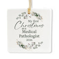 Ceramic 3-inch Square-Shaped Ornament T16005