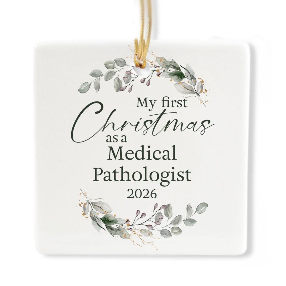 Ceramic 3-inch Square-Shaped Ornament T16005