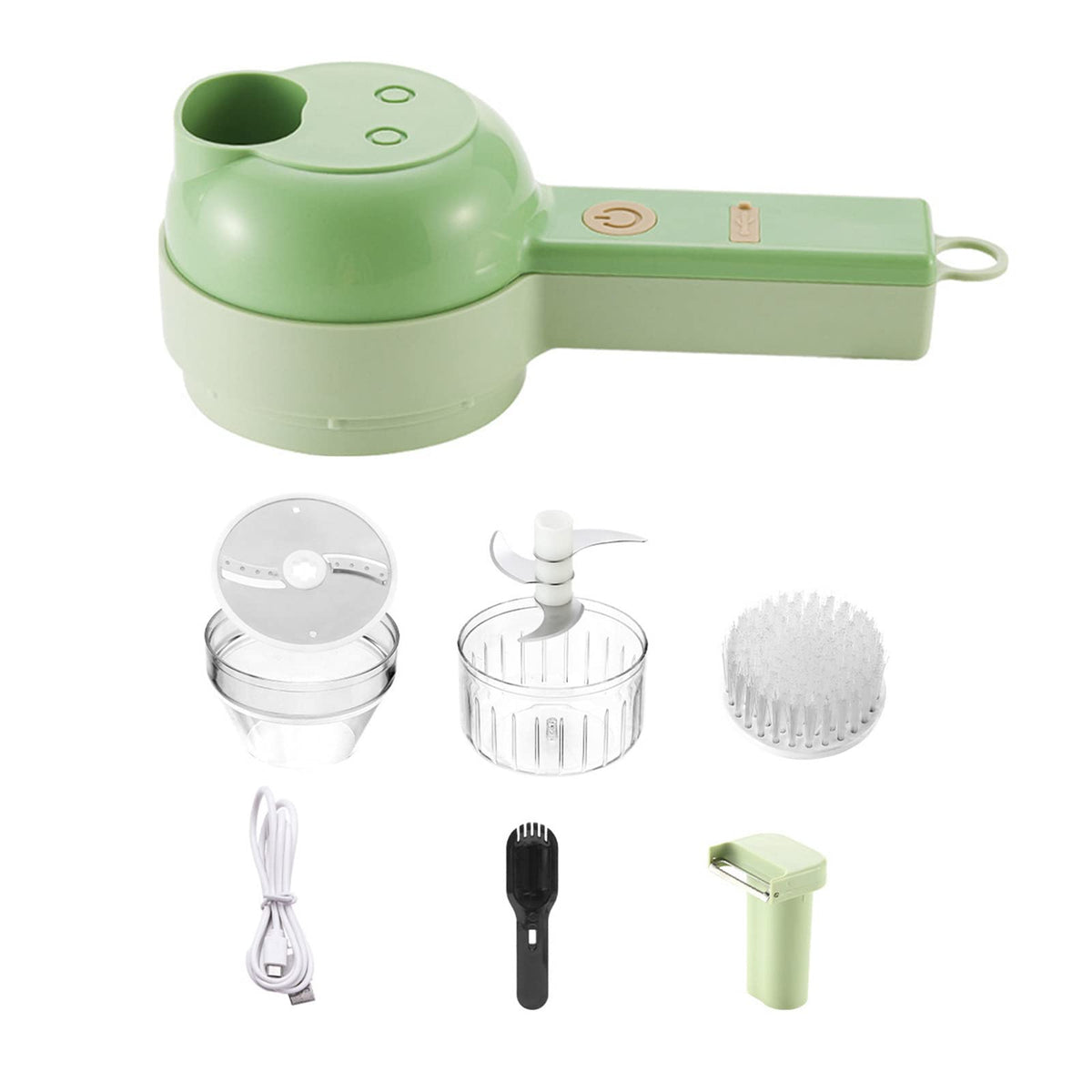 4 in 1 Handheld Electric Vegetable Cutter Set J23315