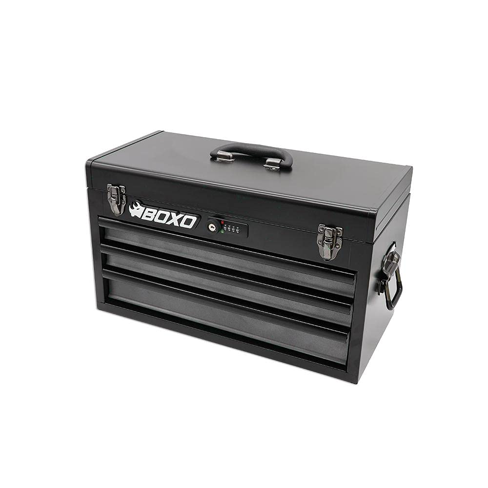 3-Drawer Steel Toolbox with Ball Bearing Drawers K330879