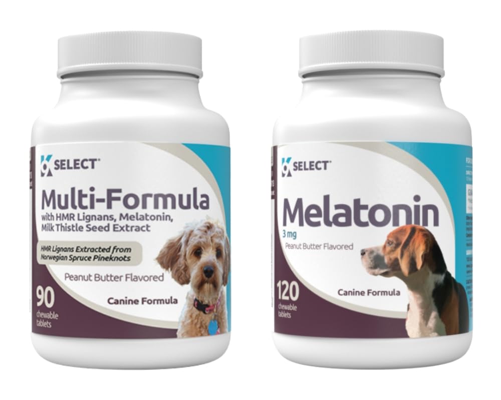 90 Tabs Multi-Formula Supplement & 120 Tabs 3mg Melatonin Chewables X67280