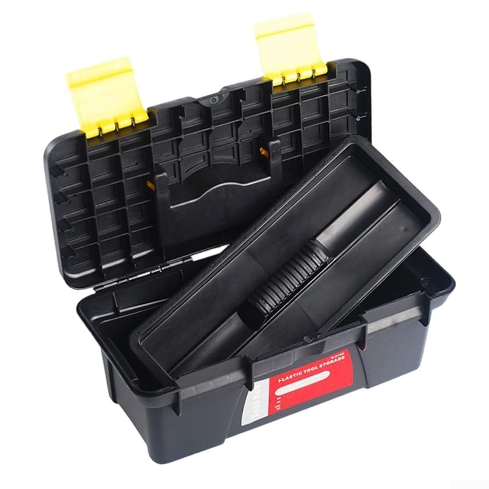 10 Inch Plastic Toolbox with 2-Layer Organization Q353230