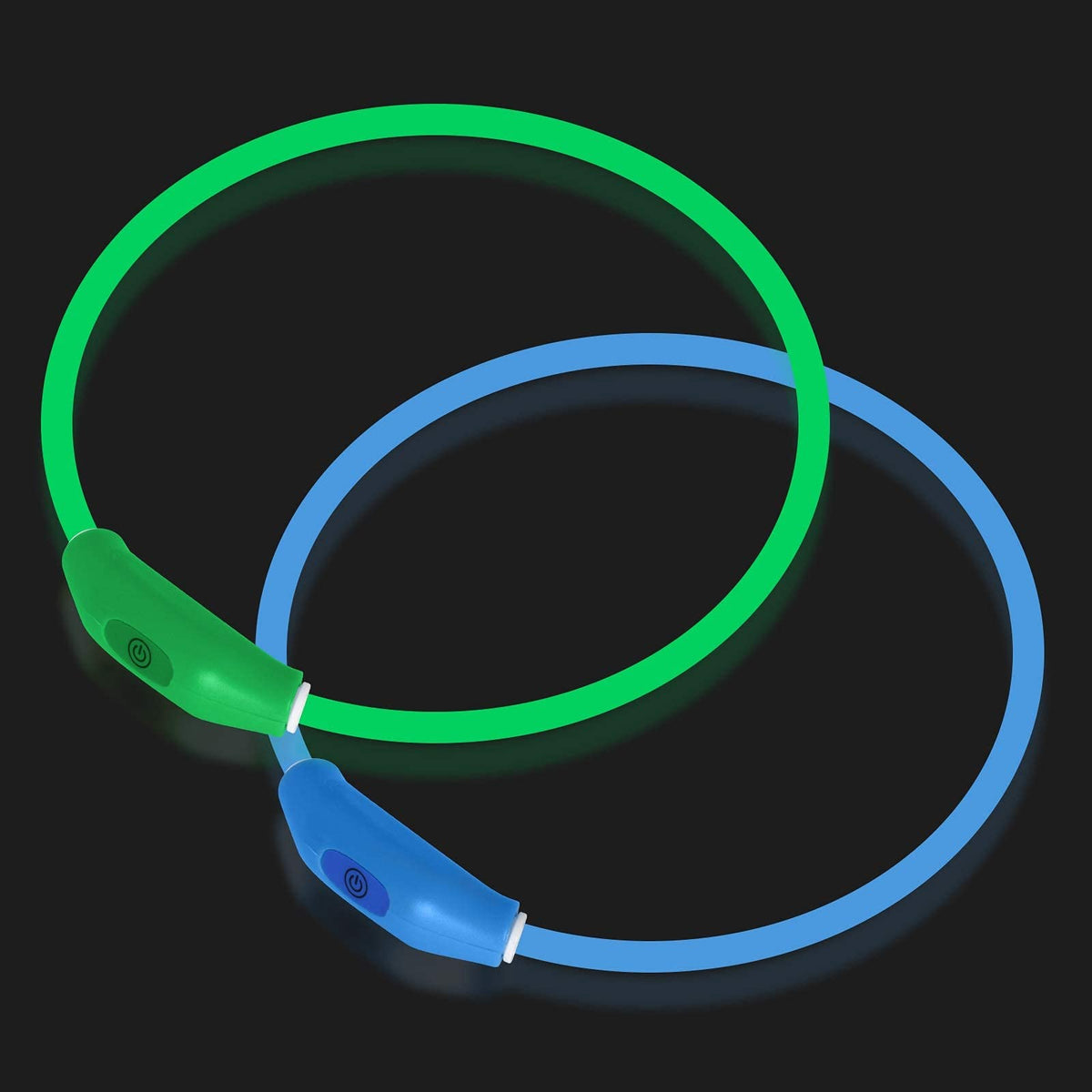 2-Pack Rechargeable LED Dog Collar S22481