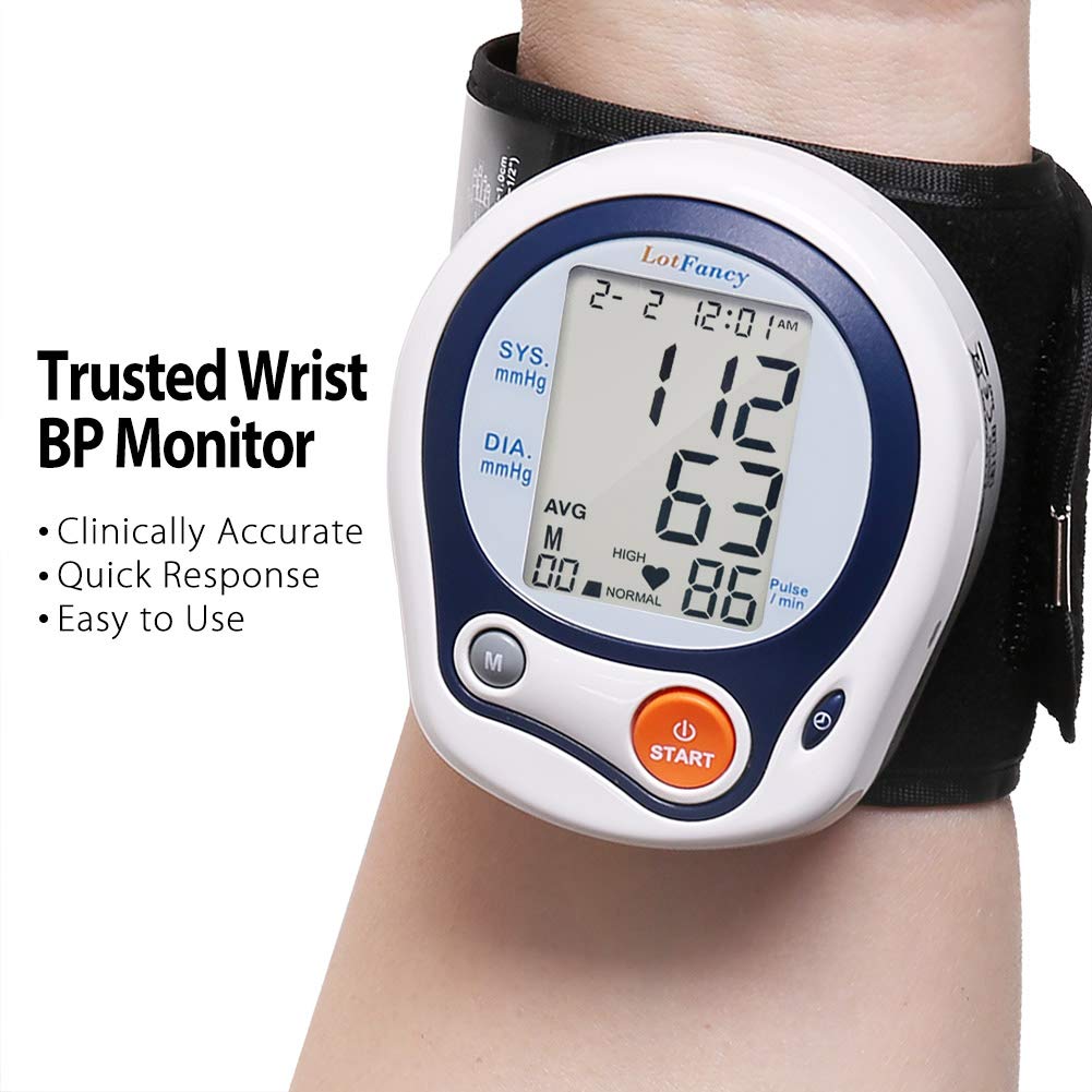 Kids Wrist Blood Pressure Monitor with Carrying Case E77397