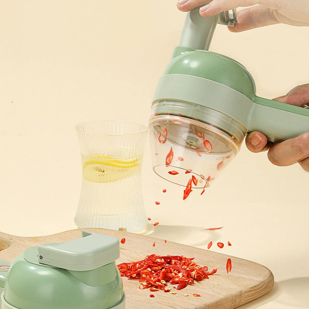 4 in 1 Handheld Electric Vegetable Cutter Set J23315