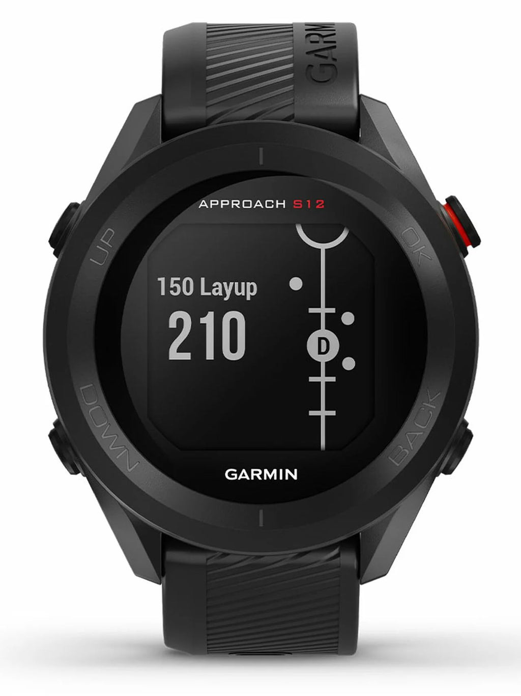 Black GPS Golf Watch Y403