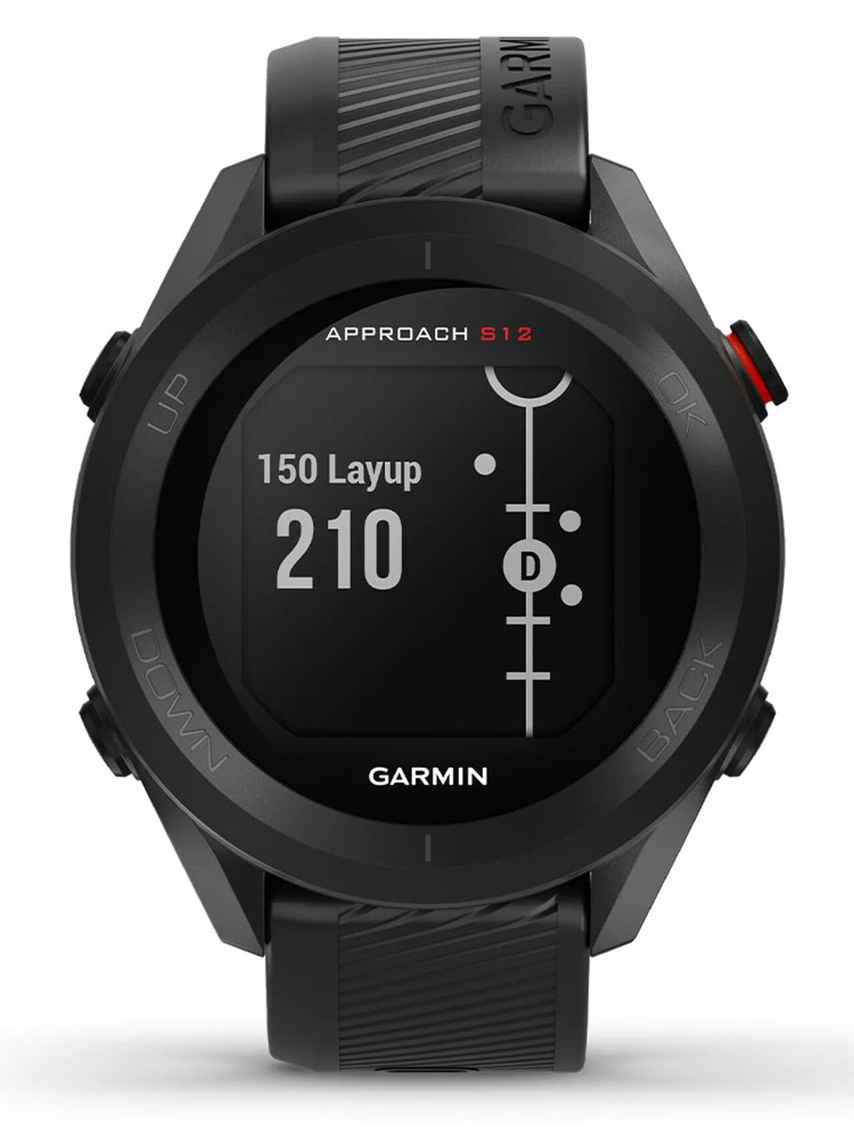 Black GPS Golf Watch Y403