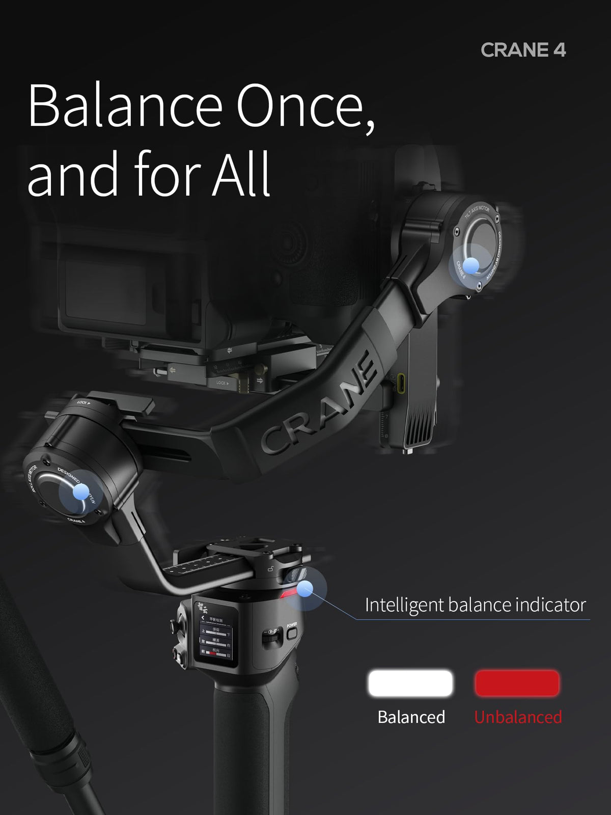 3-Axis Gimbal Stabilizer M6569