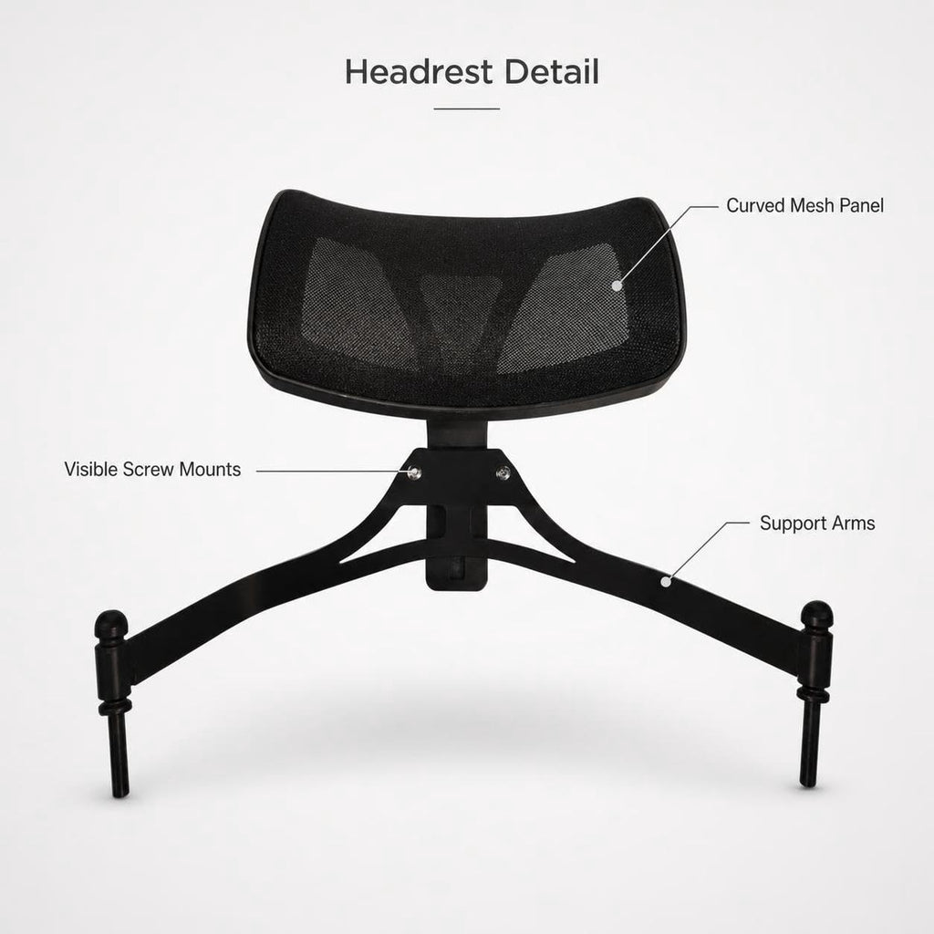 Aluminum Folding Director Chair with Headrest, Adjustable Height, Side Tray and Phone Holder U348331
