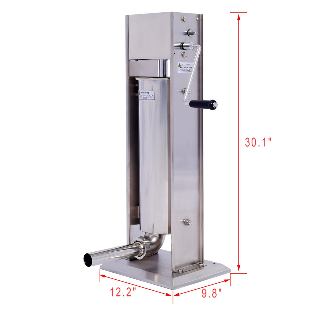 Stainless Steel Vertical Sausage Stuffer 15LB/7L Z774131