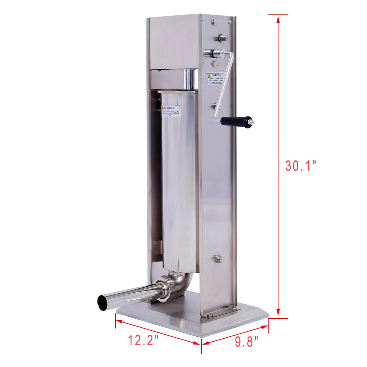 Stainless Steel Vertical Sausage Stuffer 15LB/7L Z774131