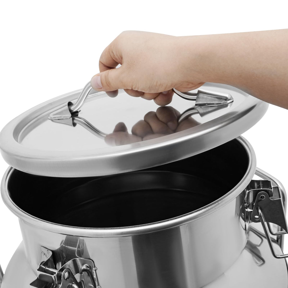 20L Stainless Steel Milk Bucket with Spigot C919807