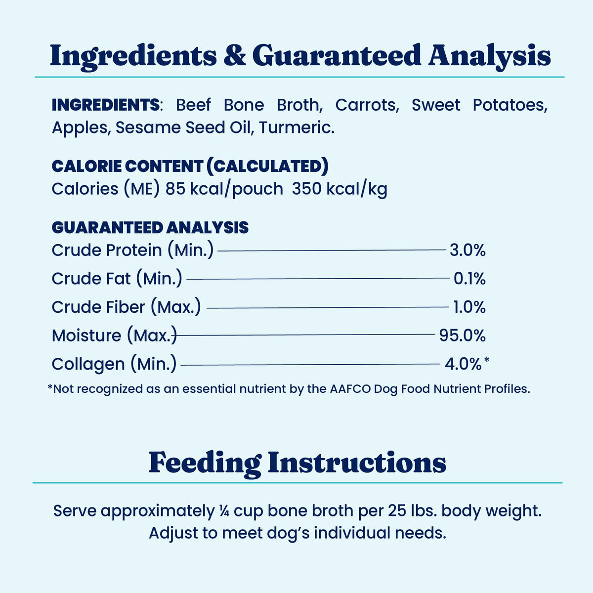 Solid Gold Beef Bone Broth for Dogs T310
