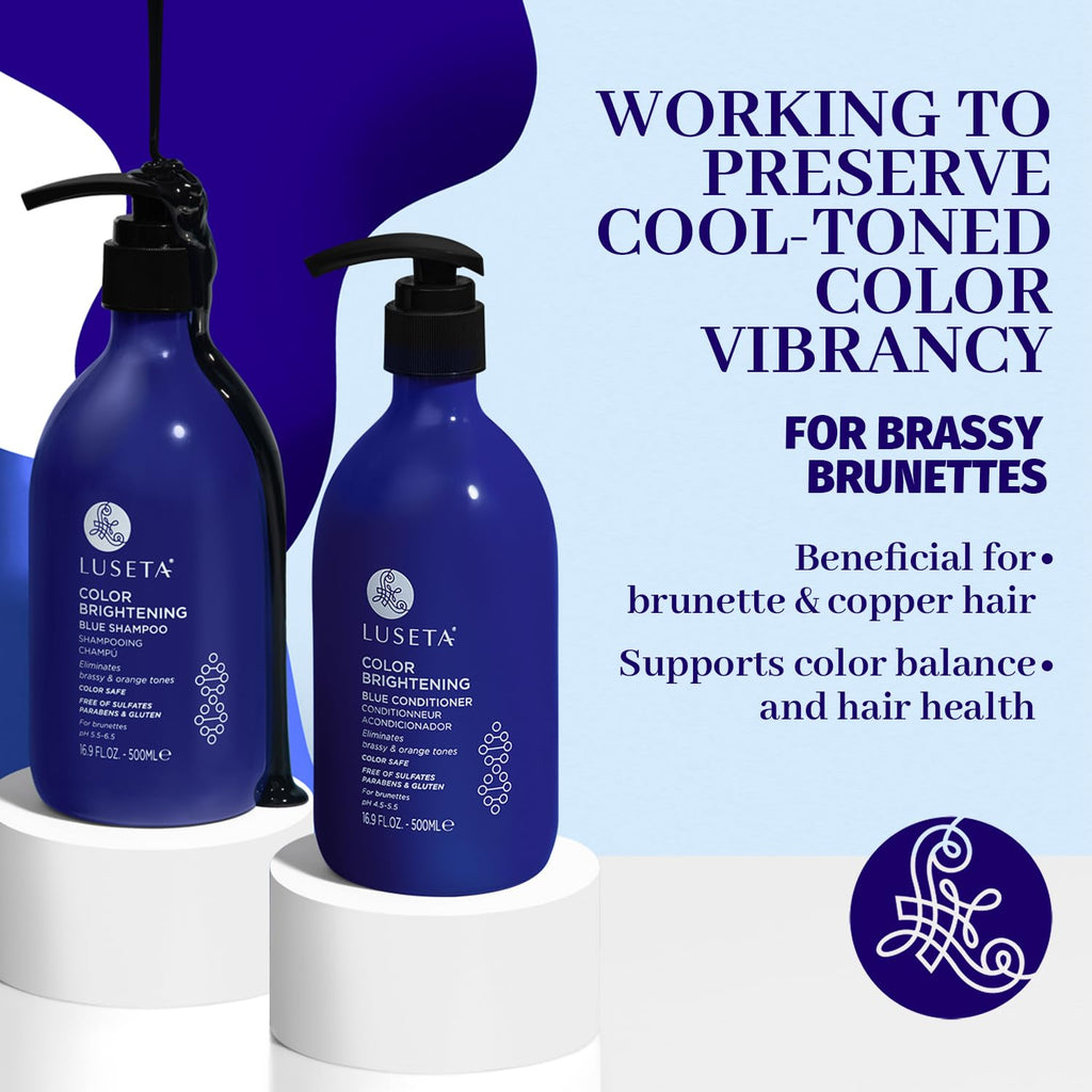 Blue Shampoo & Conditioner Set 2x16.9oz W824