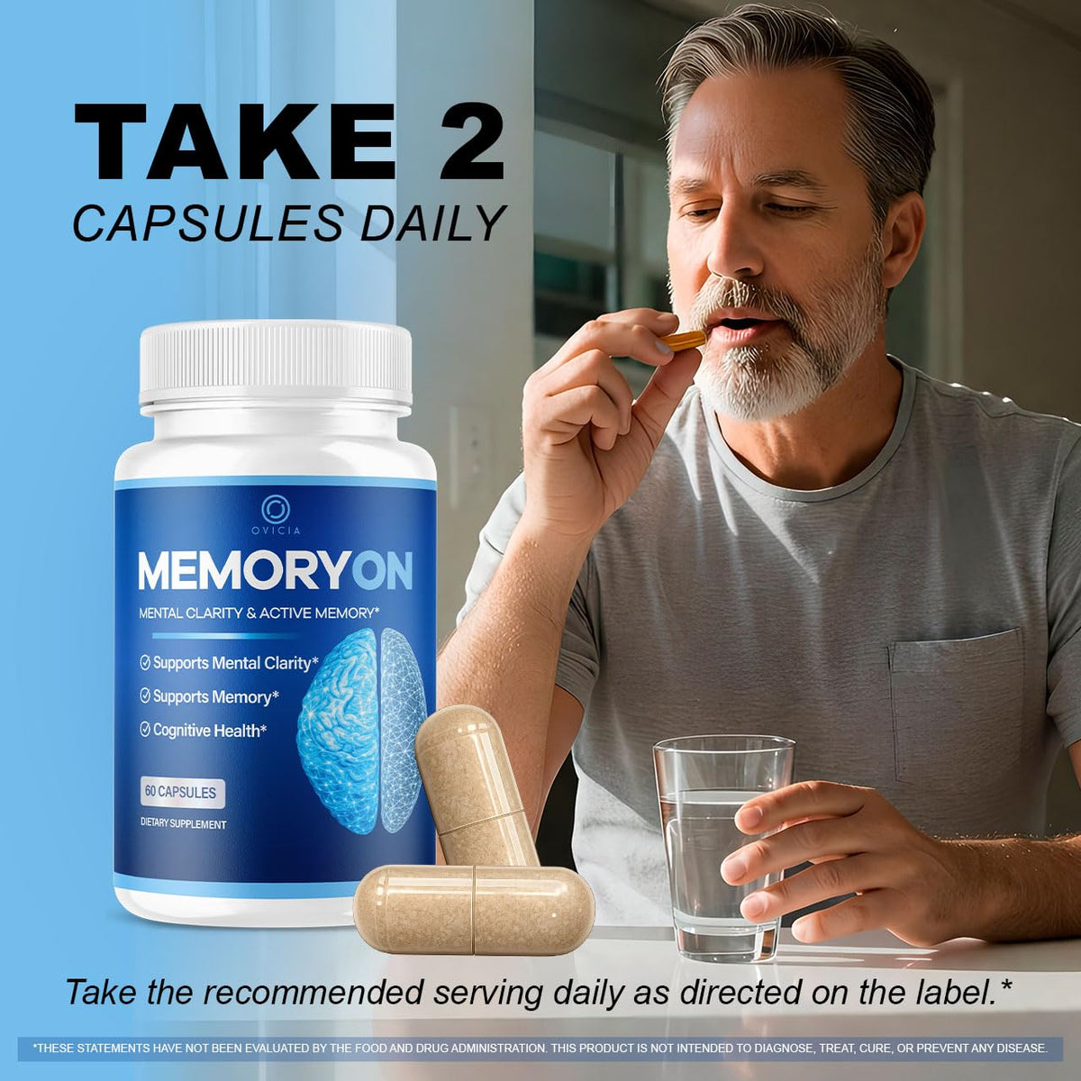 120 Capsules Memory Support Pills S7143