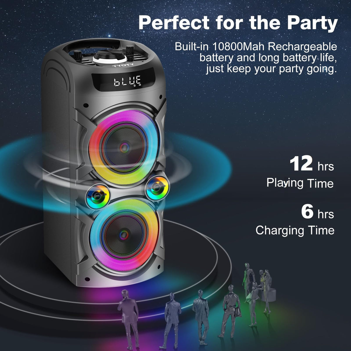 100W Portable Bluetooth Speaker B48806