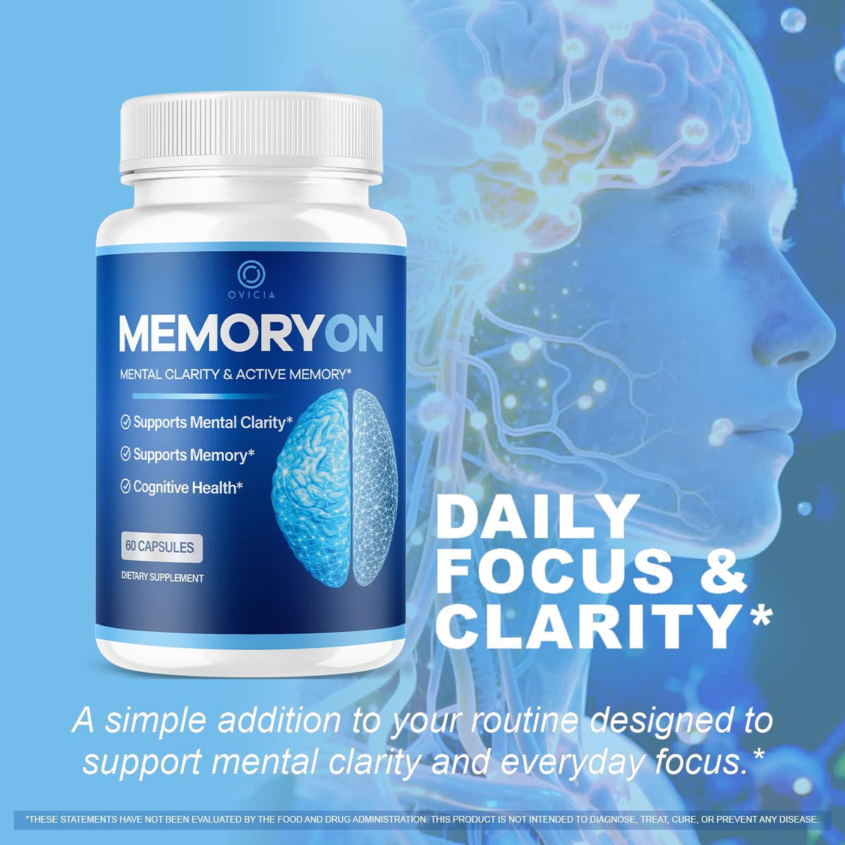 120 Capsules Memory Support Pills S7143