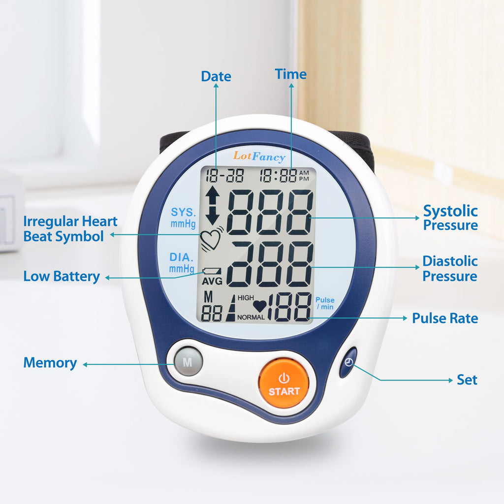 Kids Wrist Blood Pressure Monitor with Carrying Case E77397