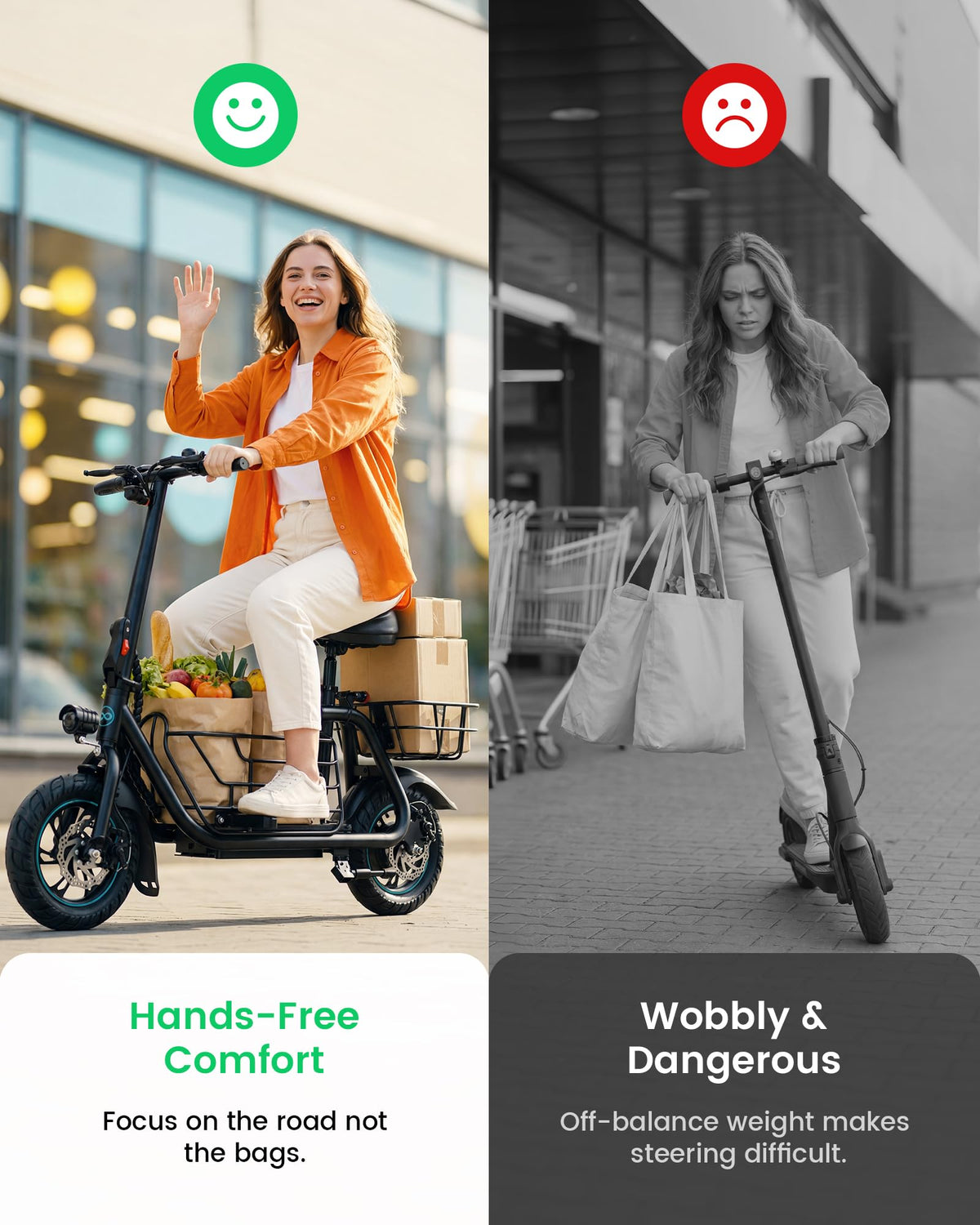 Electric Scooter with Seat B20208