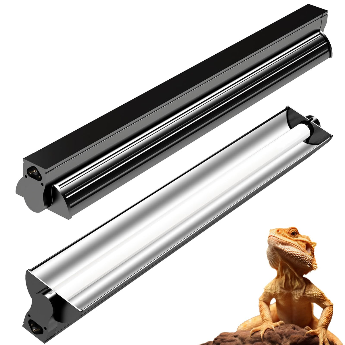 8W T5 10.0 UVB Reptile Light Fixture 12" M789