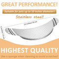2 Pieces Pot Strainer with Handle X908269