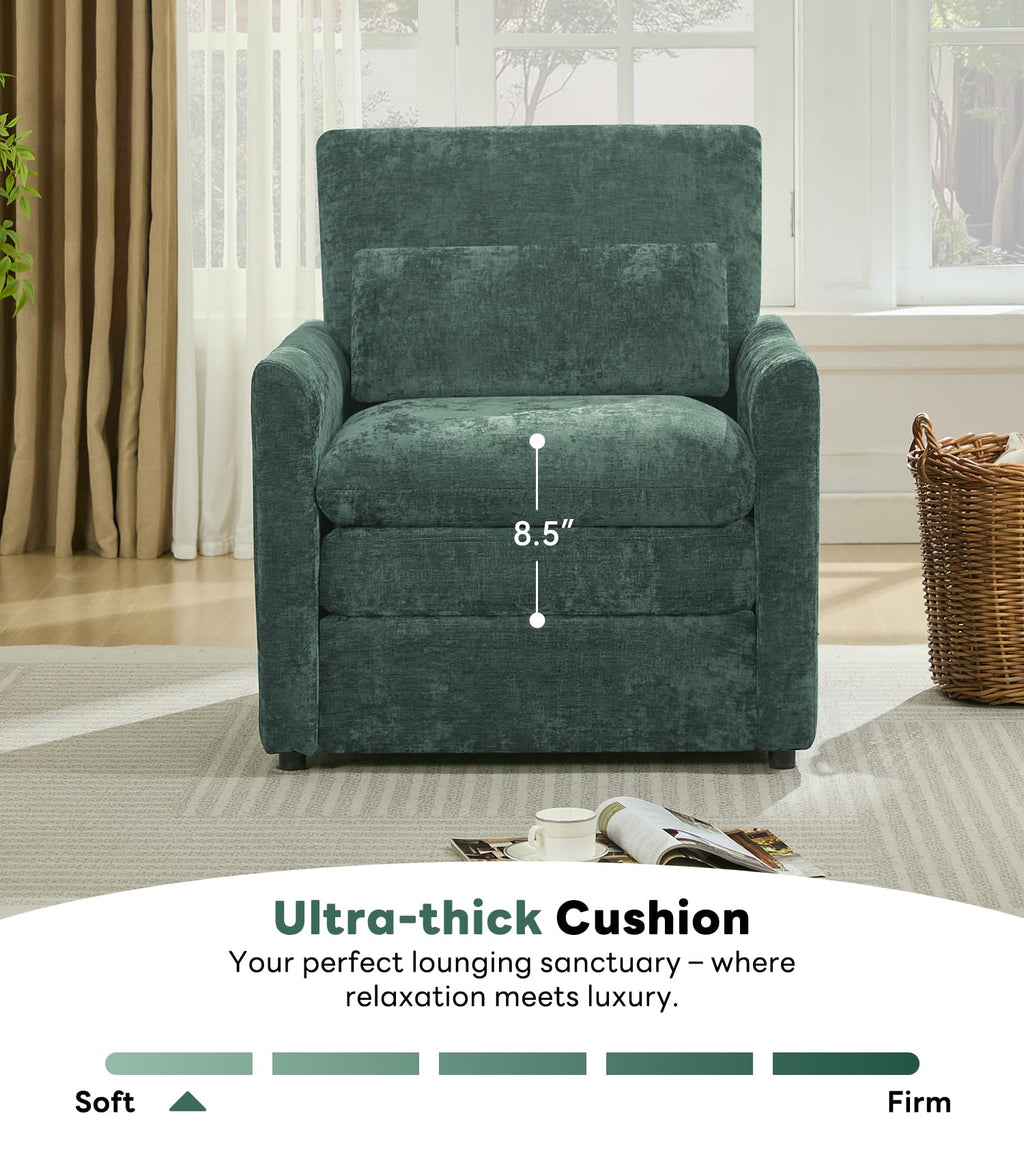 Green 2-Pack Upholstered Accent Chair Set N159116