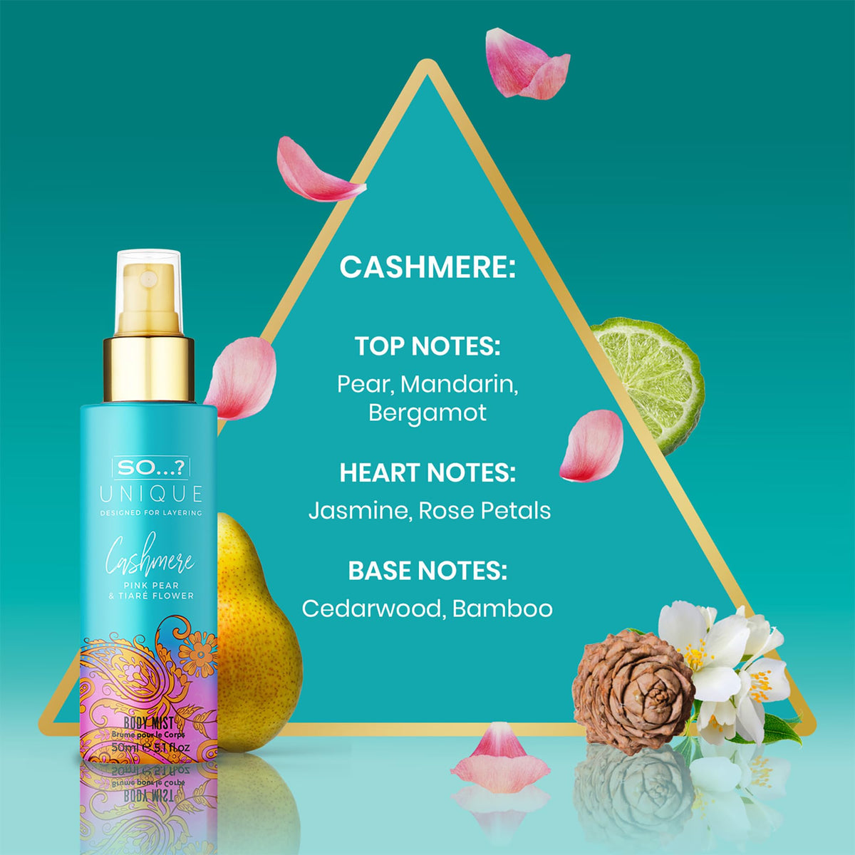Unique Body Mist Set, 6 pcs N498641
