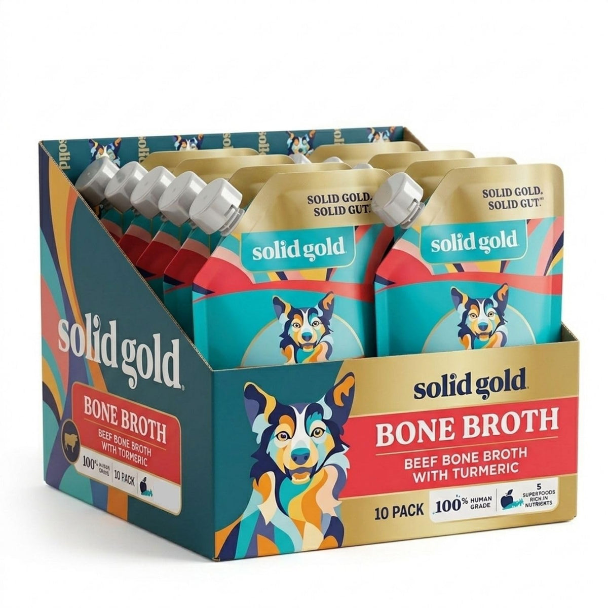 Solid Gold Beef Bone Broth for Dogs T310