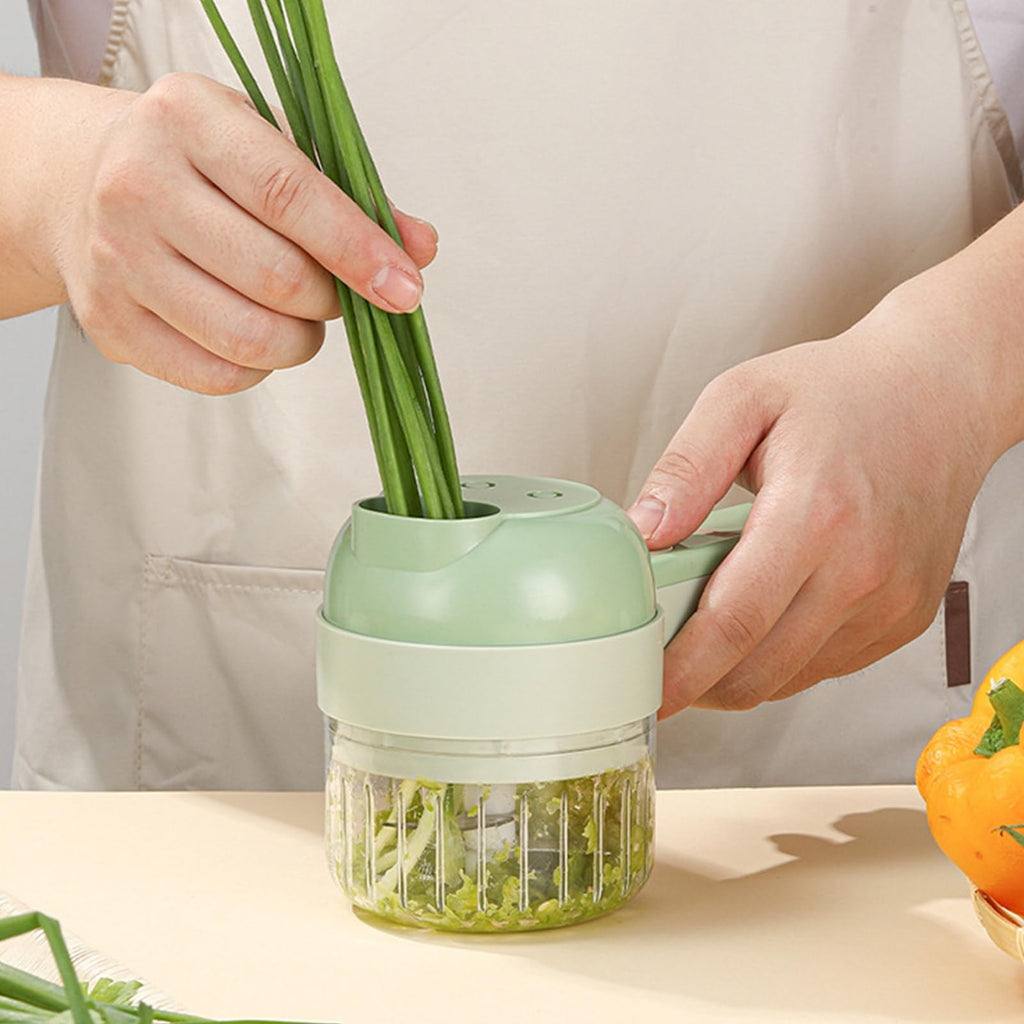 4 in 1 Handheld Electric Vegetable Cutter Set J23315
