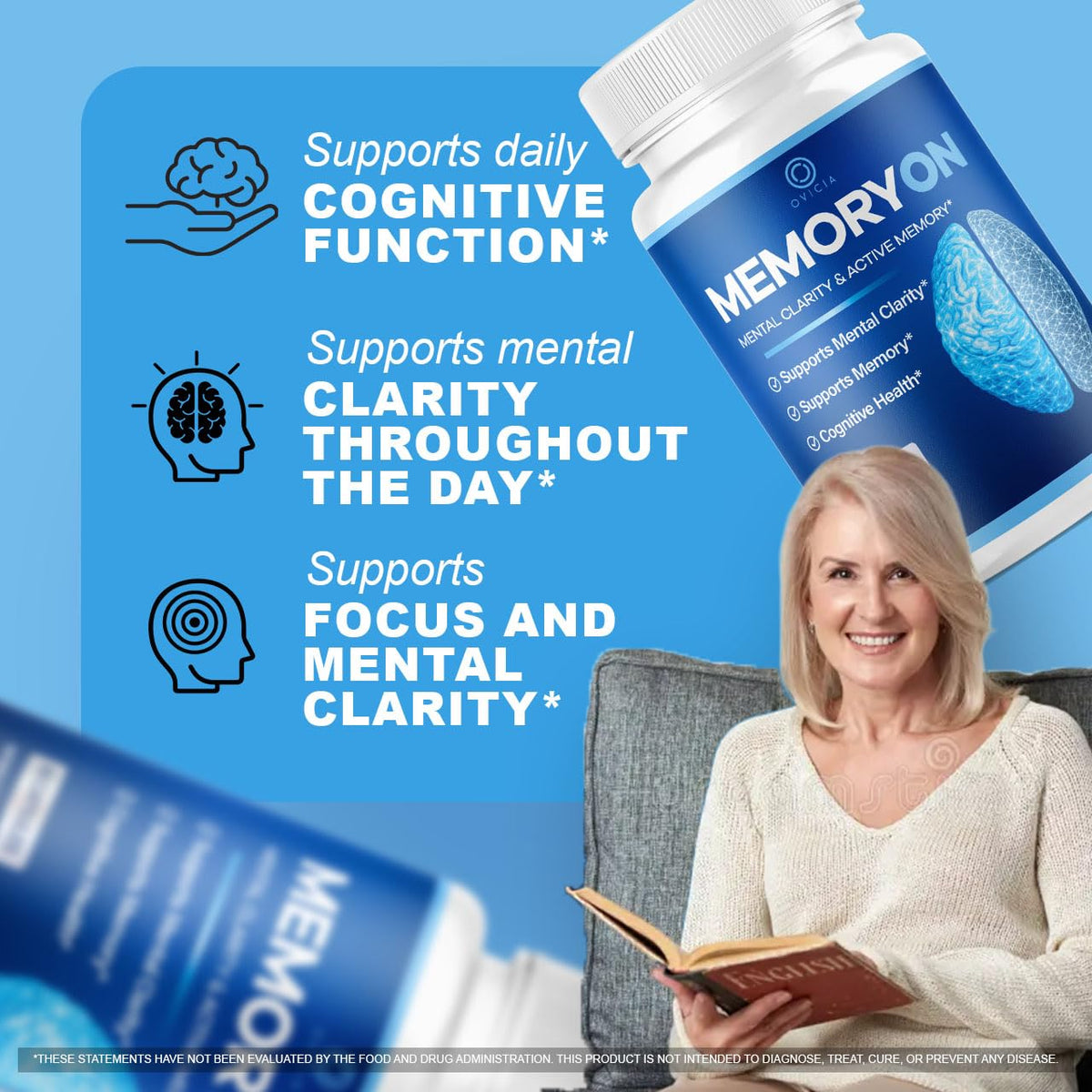 120 Capsules Memory Support Pills S7143