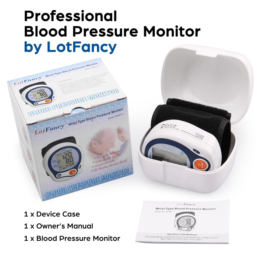 Kids Wrist Blood Pressure Monitor with Carrying Case E77397