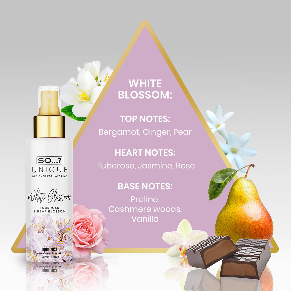 Unique Body Mist Set, 6 pcs N498641