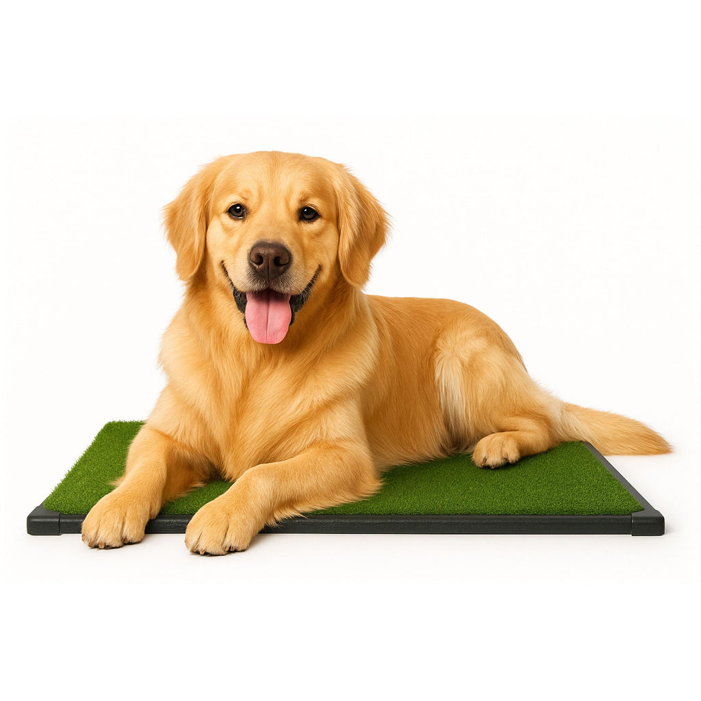 Artificial Grass Puppy Pee Pad with Tray H7835
