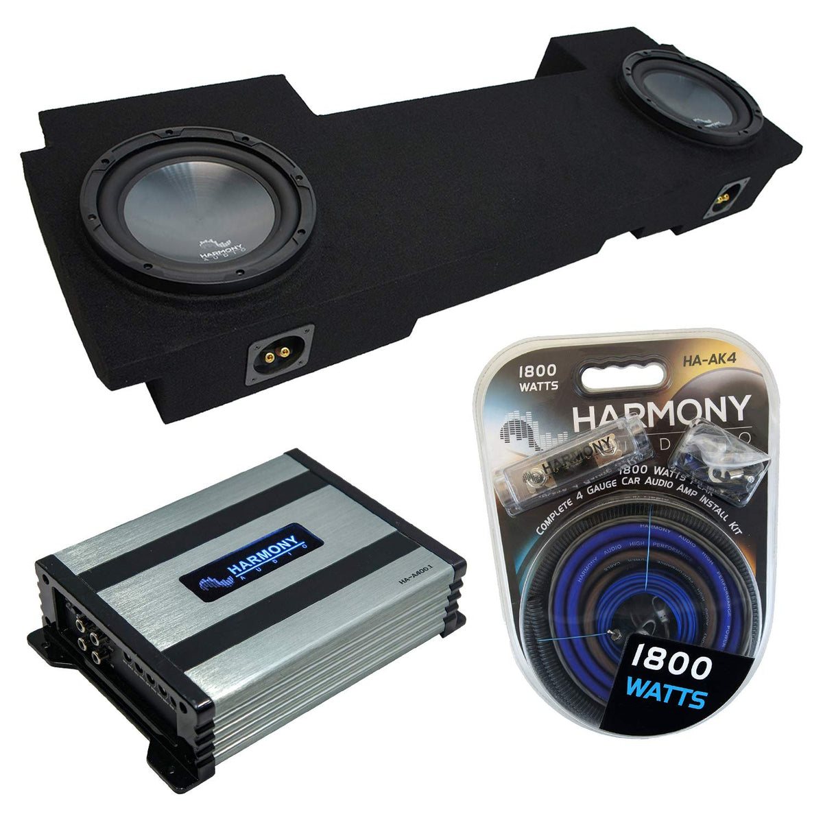 12" Subwoofer Sub Box Amp Bundle S5762