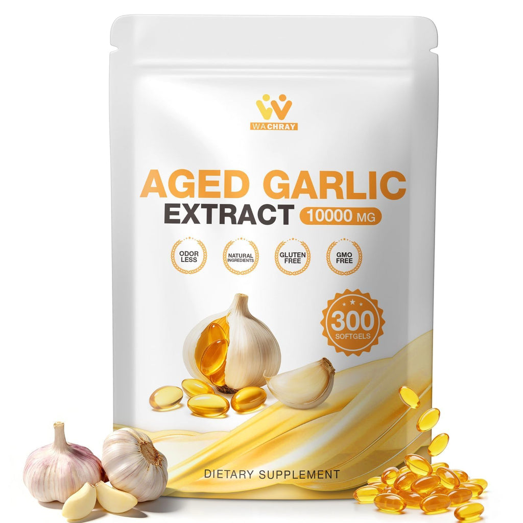 Odorless Garlic Extract Softgels 10000mg 300 Count X32219