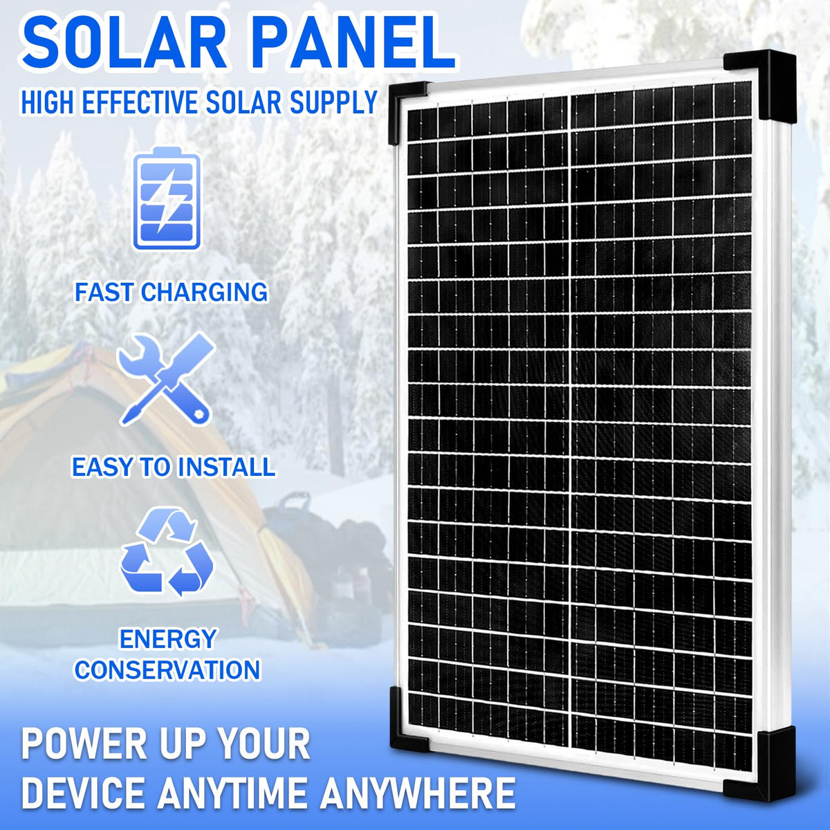 12V 30W Solar Panel Kit I79982