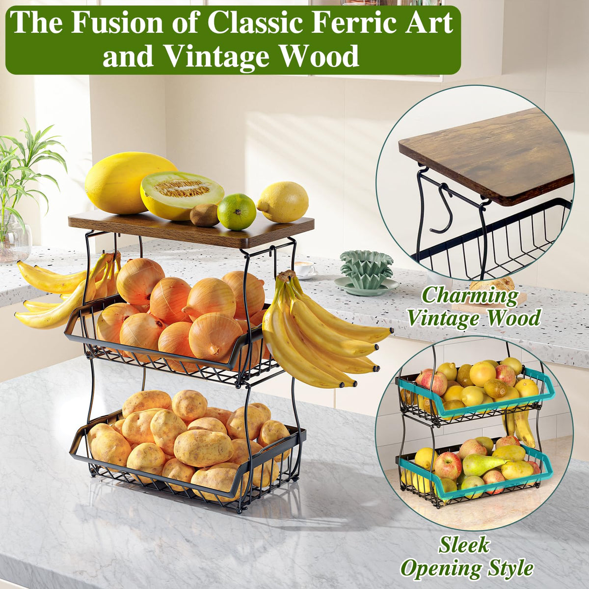3-Tier Fruit Basket G713088