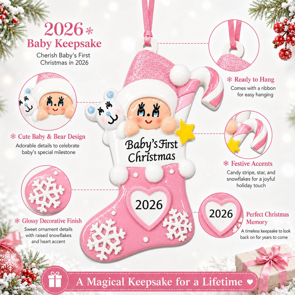 Baby's First Christmas Ornament 2026 T2161