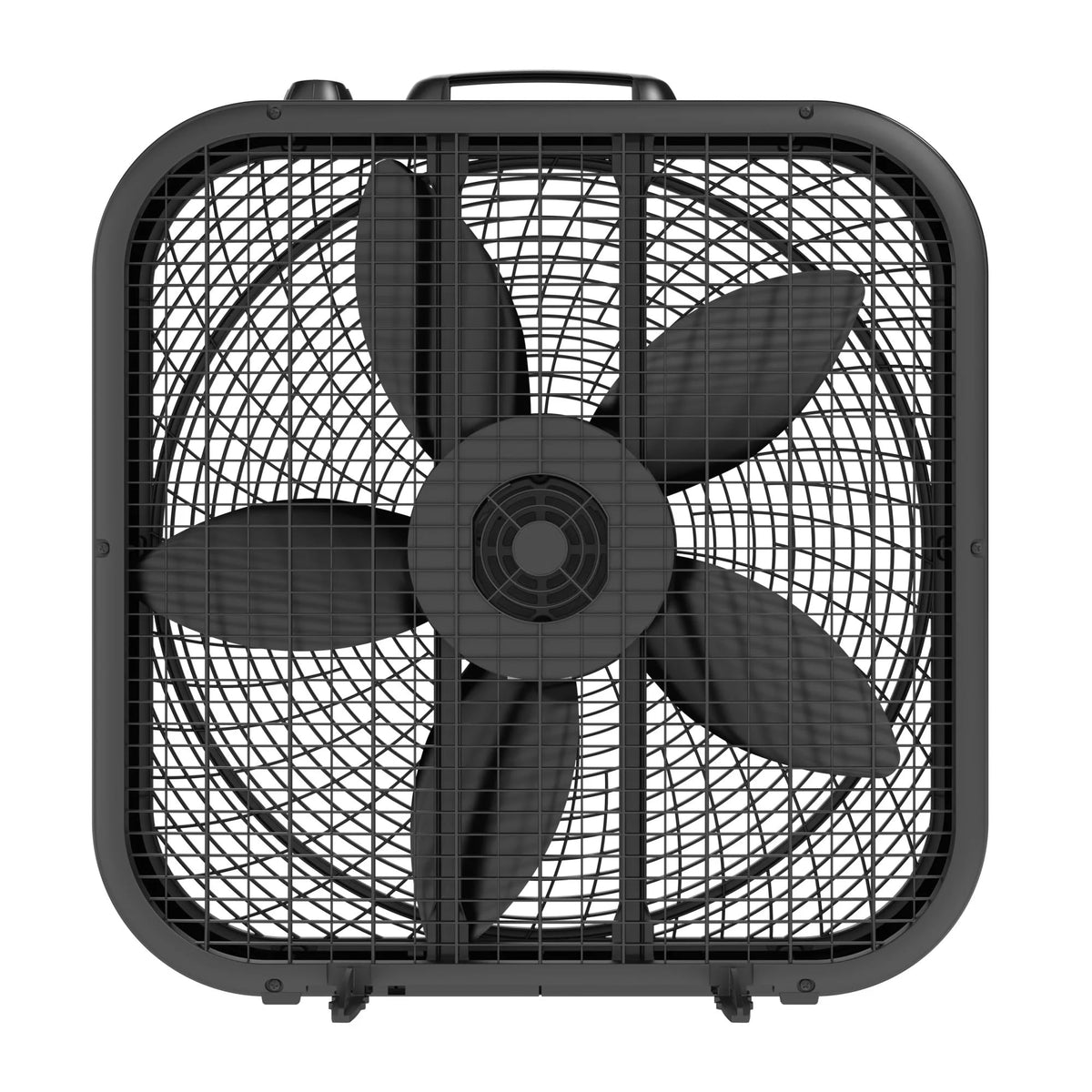 Black 20-inch 3-Speed Box Fan with Handle S915900
