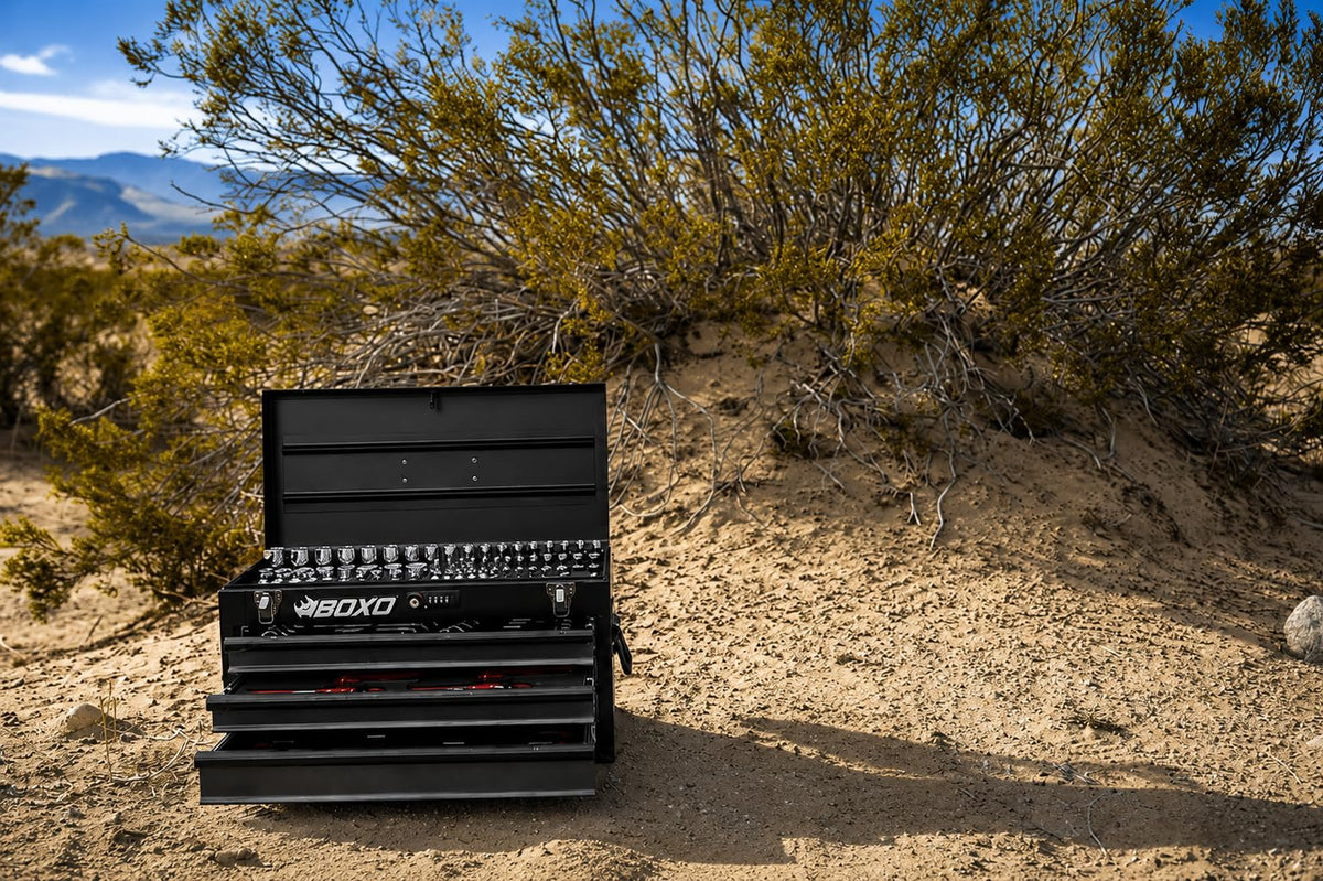 3-Drawer Steel Toolbox with Ball Bearing Drawers K330879