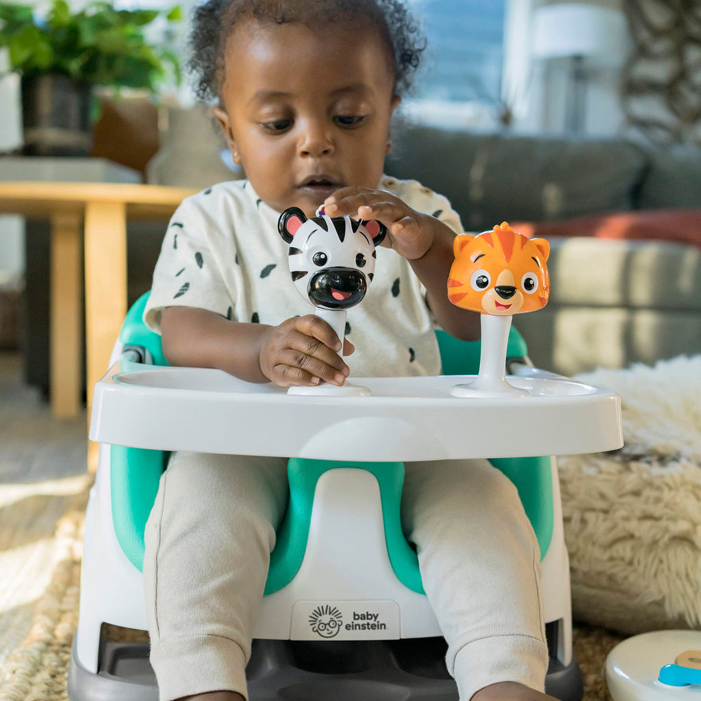 Booster Feeding & Floor Activity Seat with Self-Storing Tray R8787