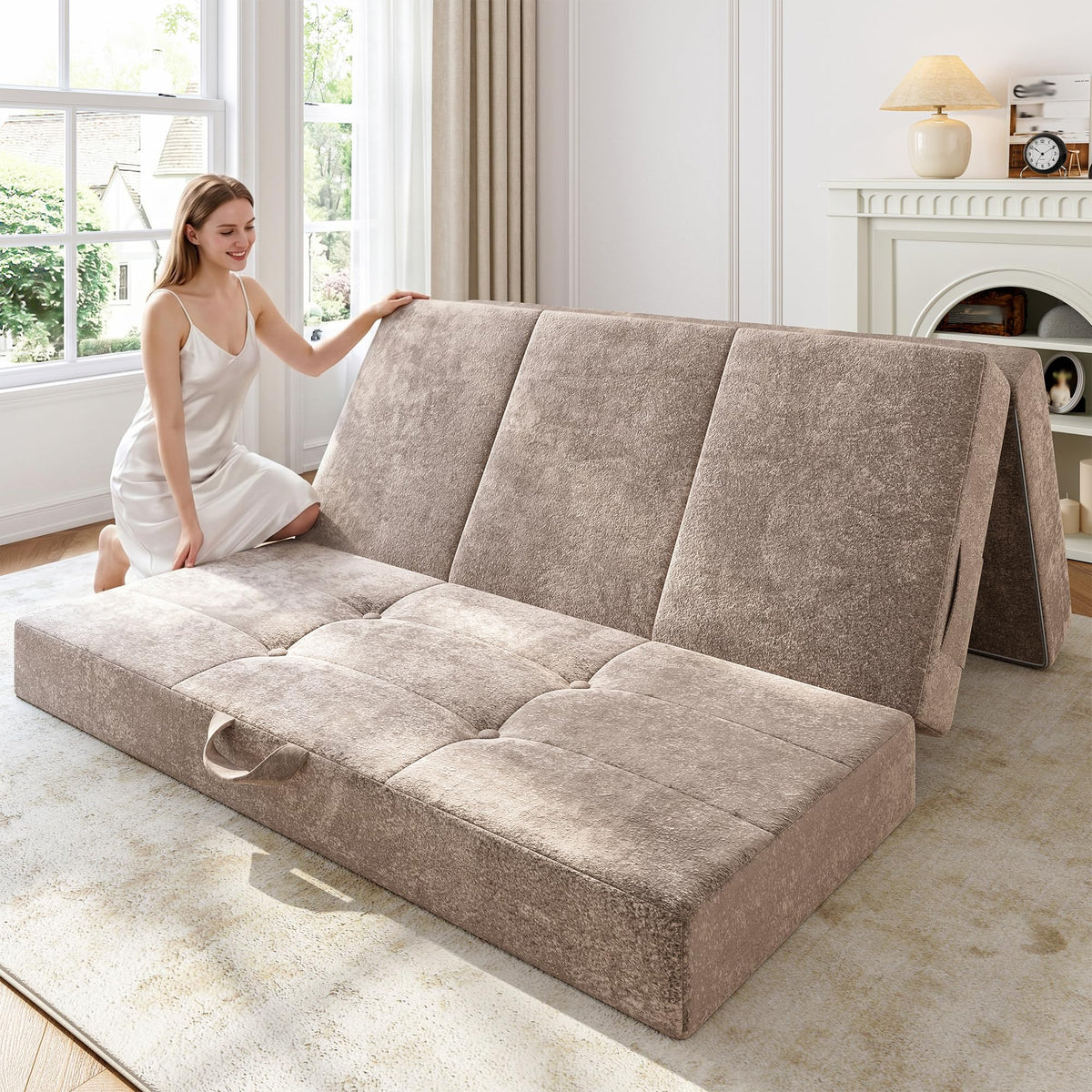 Foldable Twin 4 Inch Memory Foam Mattress G58510