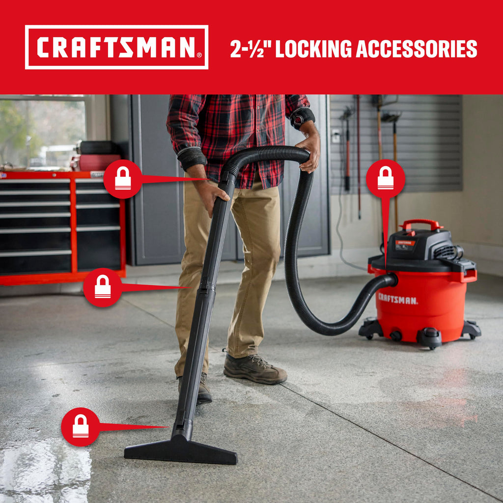 16 Gallon 6.5 Peak HP Wet Dry Shop Vacuum D822971